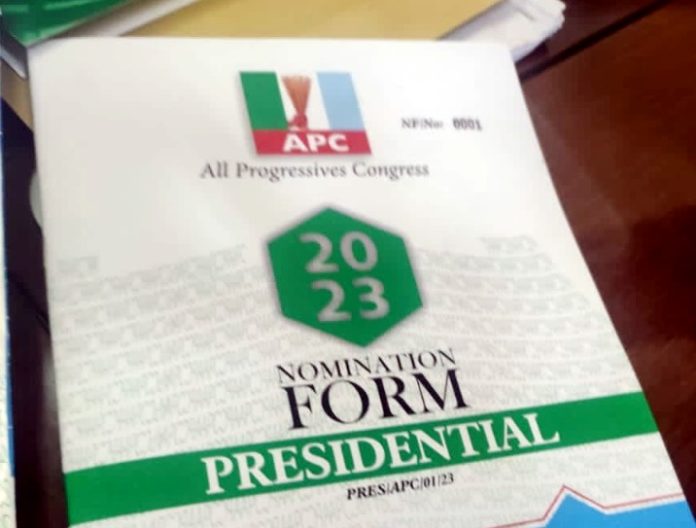 APC Presidential form