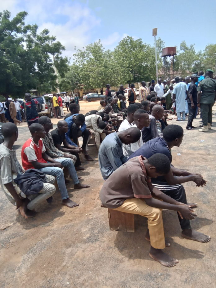 44 suspects paraded in Adamawa