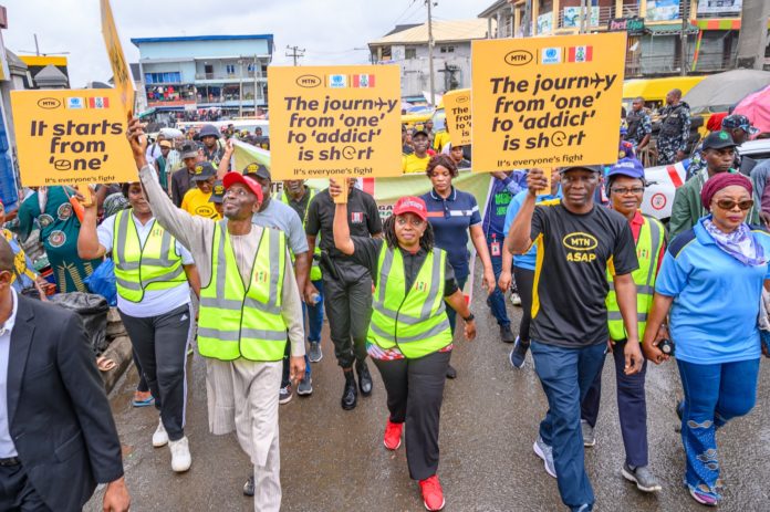 war against Drug Abuse in Lagos